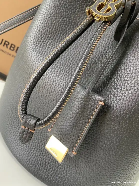 Official First Bag Ru BURBERRY Small Bag Bucket TB 0507